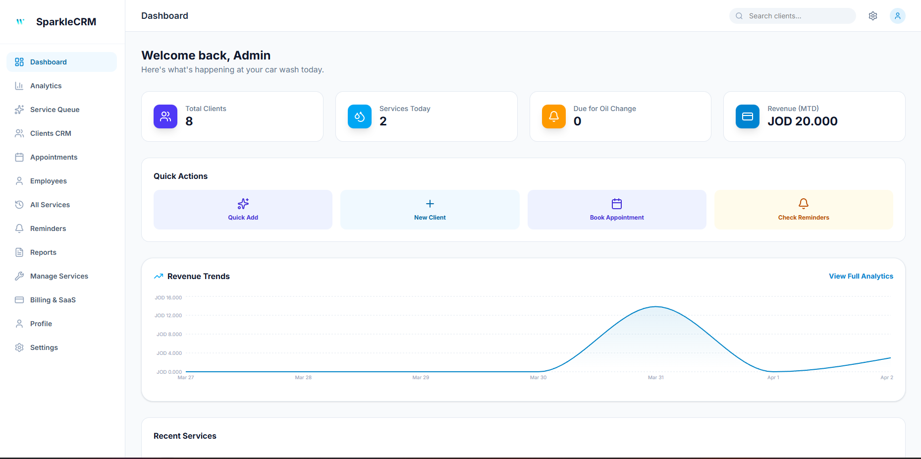 App Dashboard Preview